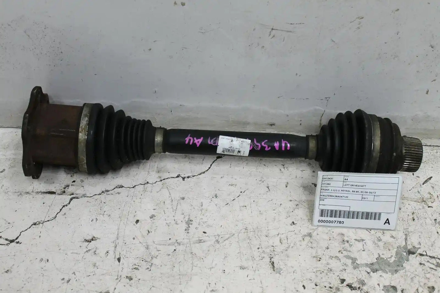 Audi, A4 Left Driveshaft Front 2.0/3.2 Petrol B8 8K 02/08 06/12