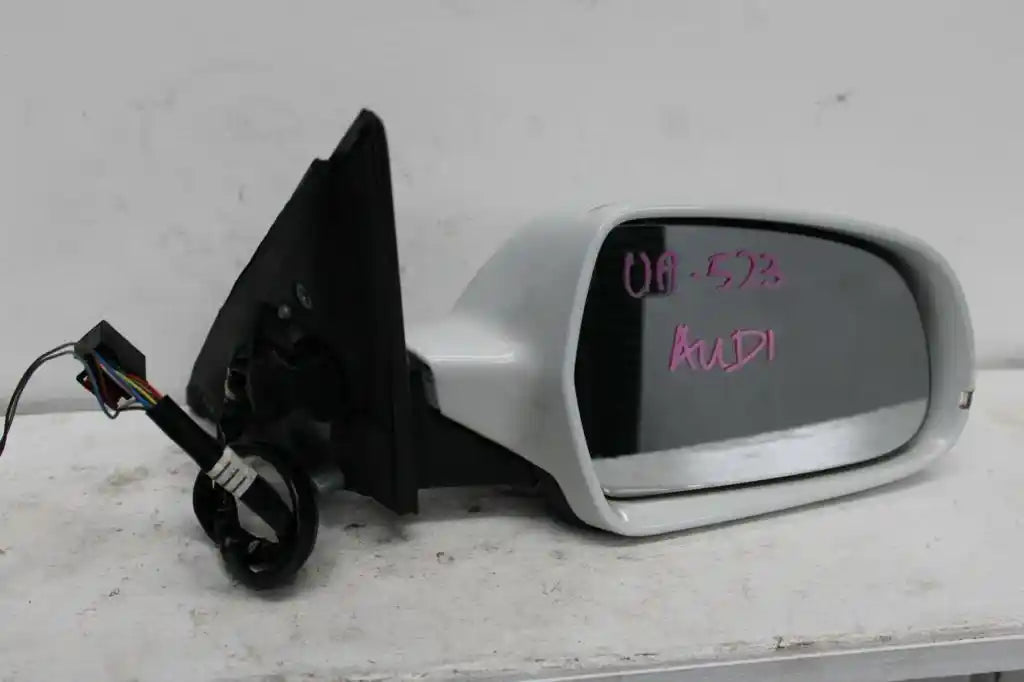 Audi, A4 Right Door Mirror 8K, A4, Power Fold, No Lane Change Assist Type, Twin Plug 10+2 Wire, 02/08-09/15 J55467