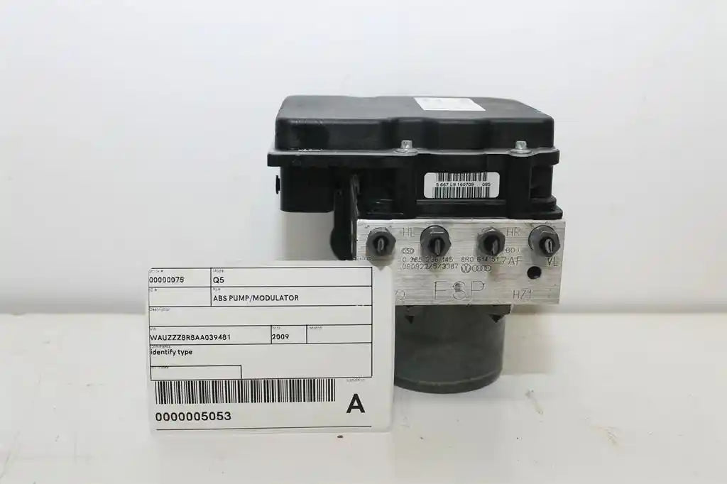 Audi, Q5 Abs Pump/Modulator 8R P/N 8R0614517Af 03/09 01/17