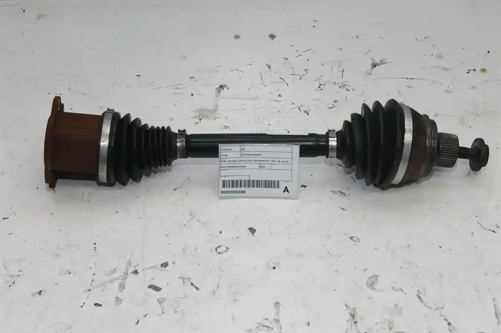 Audi, Q5 Left Driveshaft Rear Q5/Sq5 Non Active Differential Type 8R 03/09 01/17
