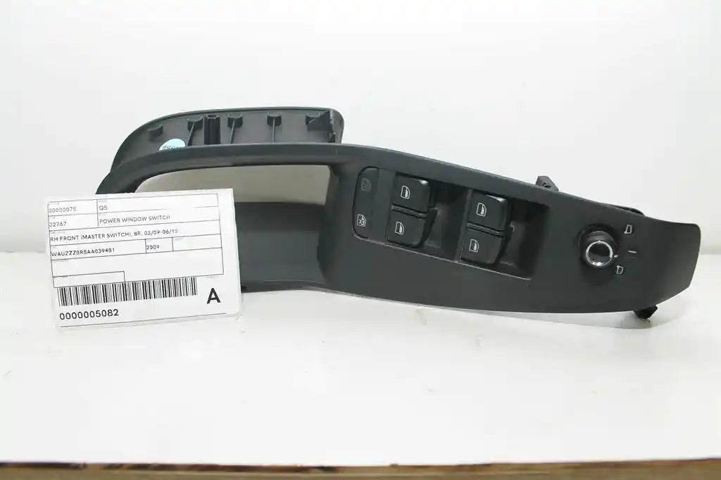 Audi, Q5 Power Window Switch Rh Front (Master Switch) 8R 03/09 06/12