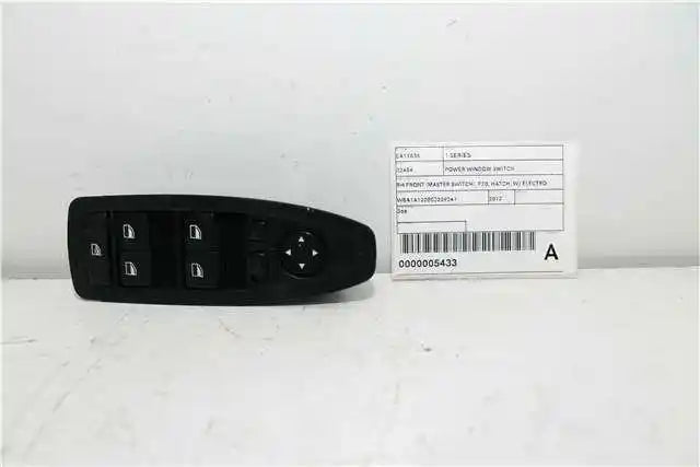BMW, 1 Series Power Window Switch Rh Front (Master Switch) F20 Hatch W/ Electro Chromatic Mirror Type 06/11 04/19