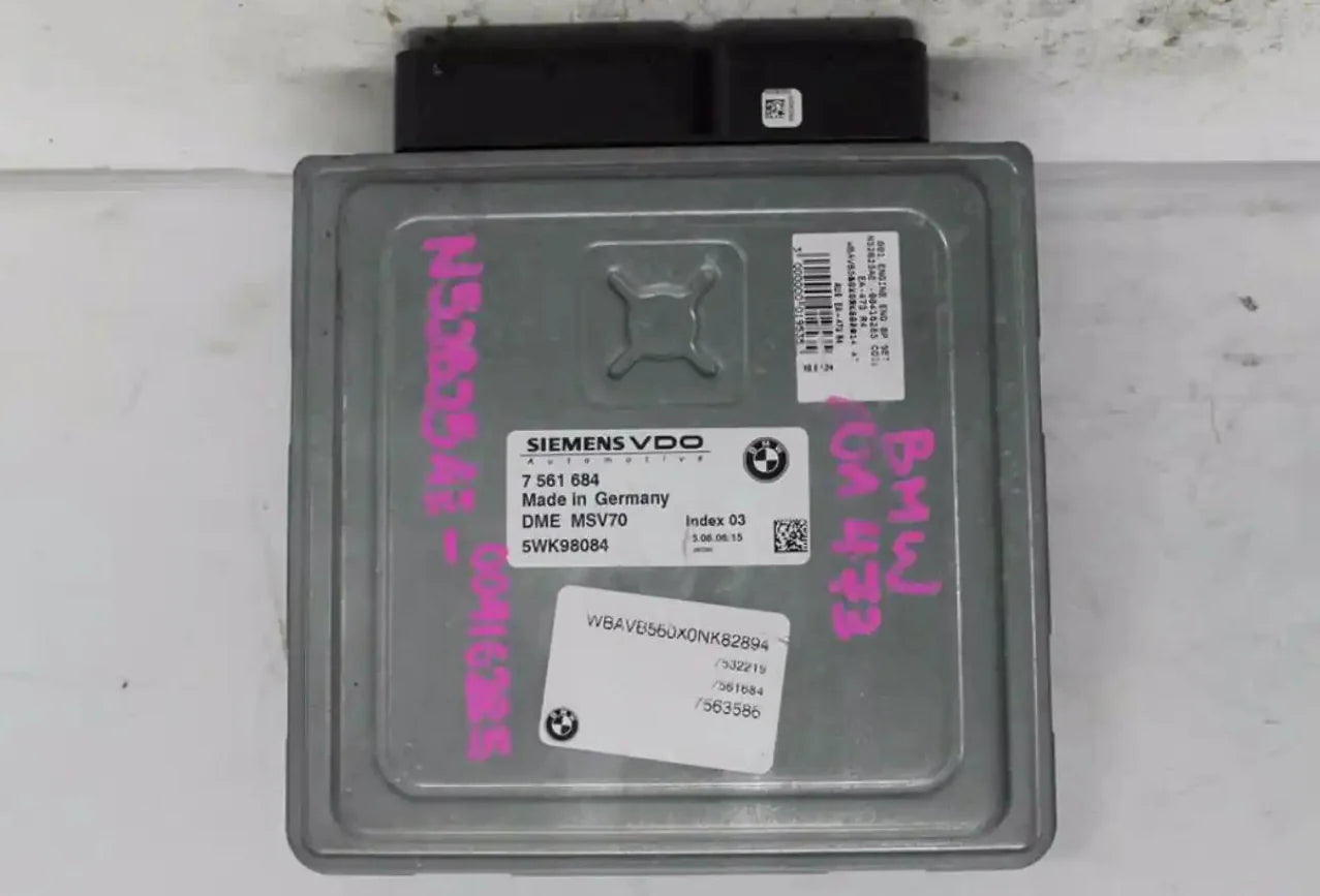 BMW, 3 Series Ecu 2.5 Petrol Auto T/M Ecu Only E90 E93 03/05 09/13