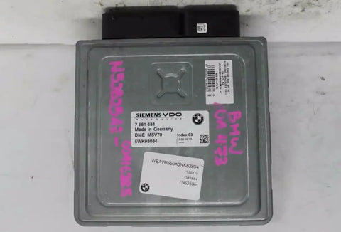 BMW, 3 Series Ecu 2.5 Petrol Auto T/M Ecu Only E90 E93 03/05 09/13