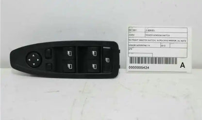 BMW, 3 Series Power Window Switch Rh Front (Master Switch) W/Folding Mirror W/ Auto Dip Non Sun Blind Button Type F30 Sedan 11/11 02/19