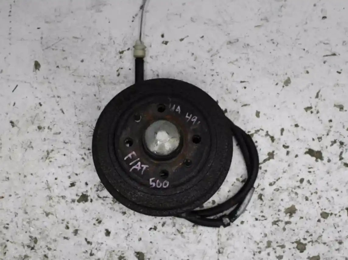 Fiat, 500 Left Rear Hub Assembly Drum Type, 03/08- J0982