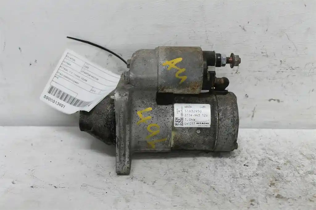 Fiat, 500 Starter Motor Petrol 1.2 169A4 03/08