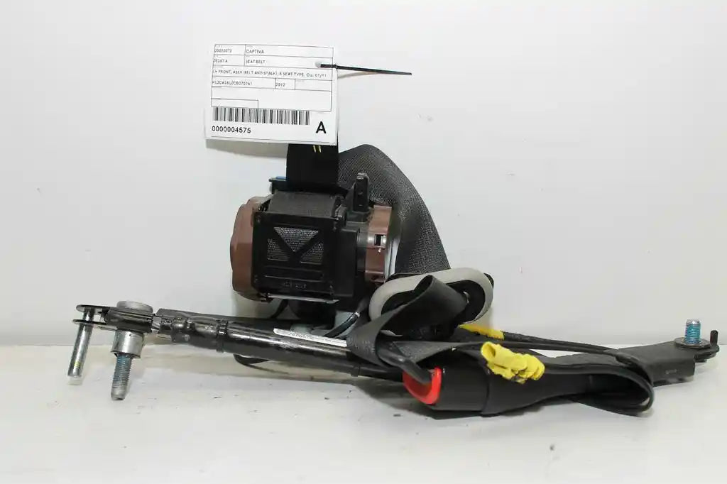 Holden, Captiva Seat Belt Lh Front Assy (Belt And Stalk) 5 Seat Type Cg 01/11 06/18