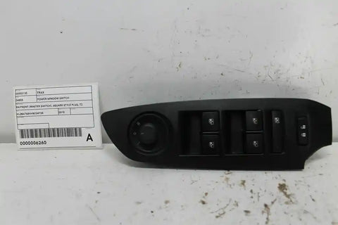 Holden, Trax Power Window Switch Rh Front (Master Switch) Square Style Plug Tj Series 09/16 12/20