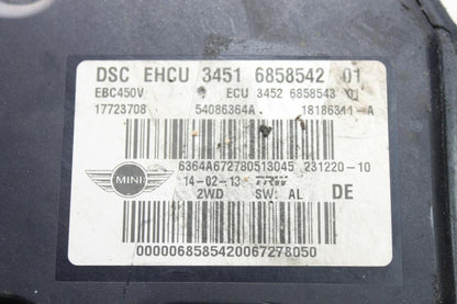 MINI, Cooper Abs Pump/Modulator R55/R56/R57/R60, P/N 34519813831, 08/10-12/16 J00007