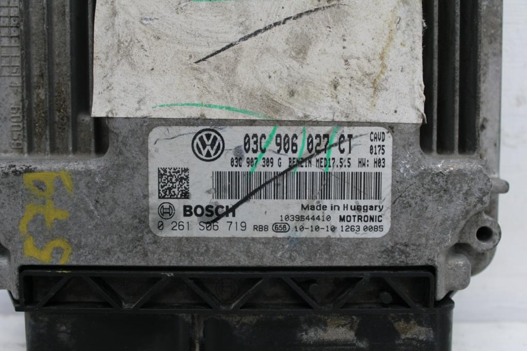 Volkswagen, Golf Ecu Ecu, 1.4, Petrol, Cavd Code, Ecu Only, Gen 6, 10/08-01/16 J98940A