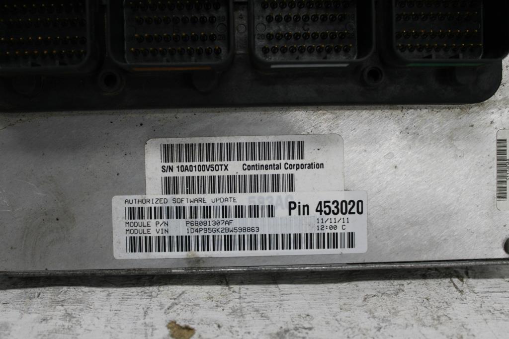 Dodge, Nitro Ecu Ecu, 3.7, Petrol, Ecu Only, Ka, 04/09-12/11 J12548A