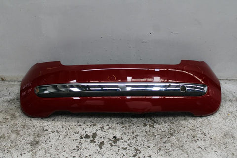 Fiat, 500 Rear Bumper Bumper Bar Non Park Sensor, Chrome Moulding Type, 03/08 09/15