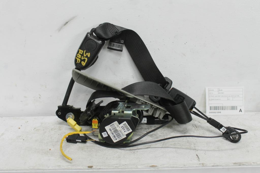 Holden, Cruze Seat Belt Rh Front Assy (Belt And Stalk), Square Plug Type, Hatch/Sedan/Wagon, Jh, 03/11 12/14