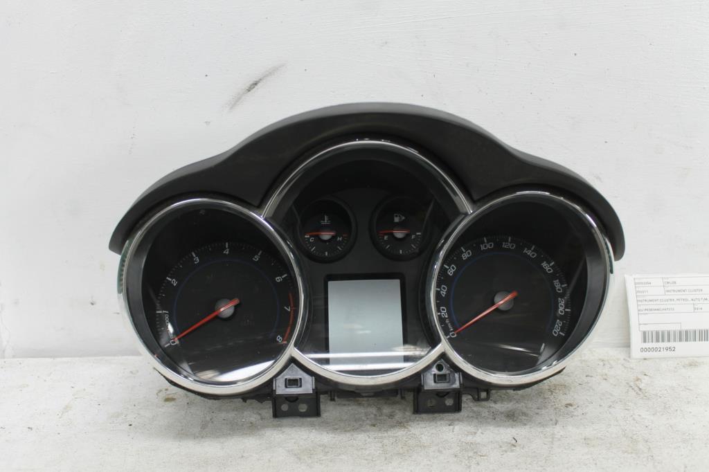 Holden, Cruze Instrument Cluster Instrument Cluster Petrol, Auto T/M, Cdx/Z Series/Sri/Sri V, Jh, 03/11 01/17