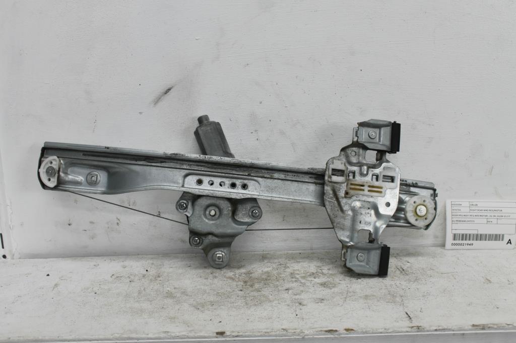 Holden, Cruze Right Rear Wnd Reg/Motor Door Reg Assy (Reg And Motor) Jg Jh, 03/09 01/17