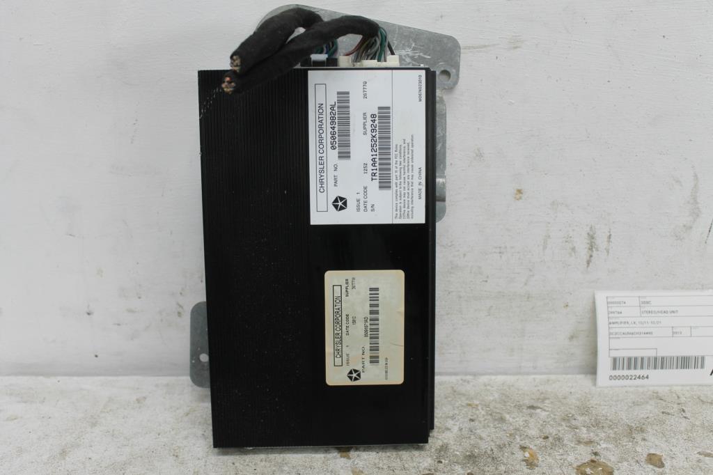 Chrysler, 300C Stereo/Head Unit Amplifier Lx, 12/11 12/21