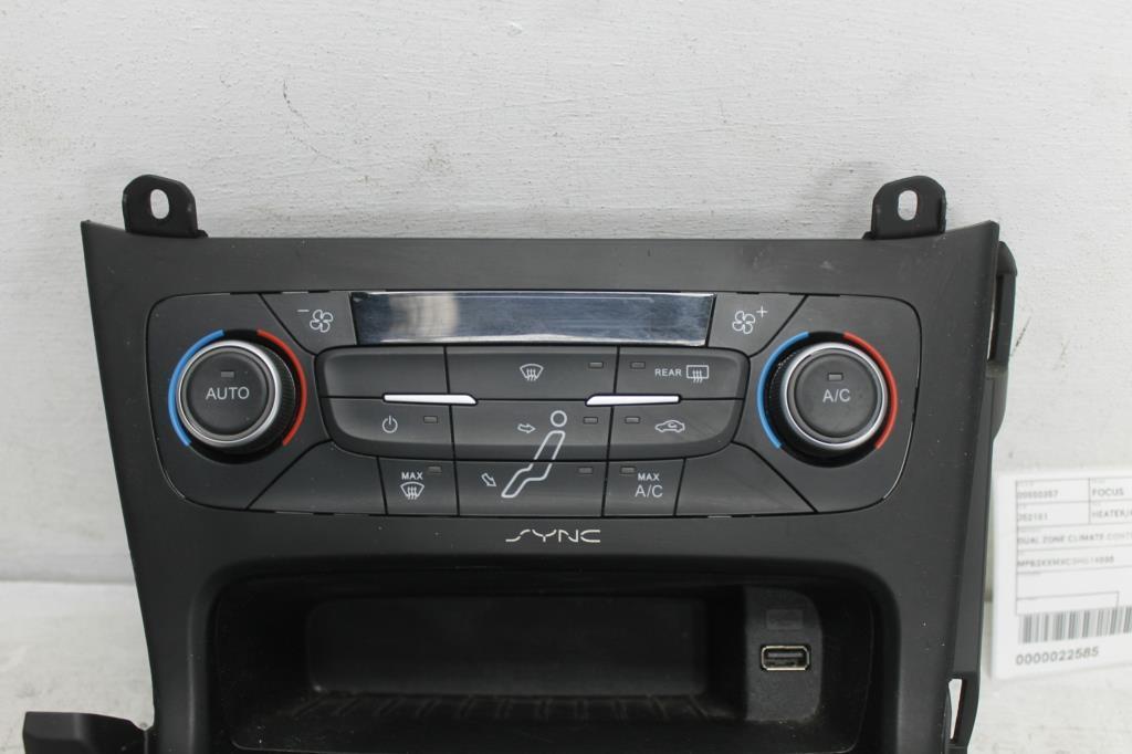 Ford, Focus Heater/Ac Controls Dual Zone Climate Control Type Lz, 10/14 11/18