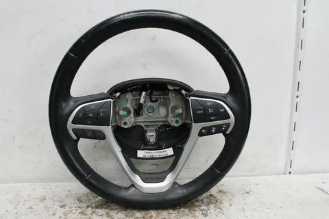 Jeep, Cherokee Steering Wheel Leather Kl Black Stitch 02/14 03/18