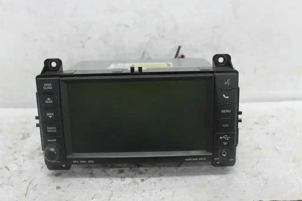 Jeep, Grand Cherokee Stereo/Head Unit Display Unit Only Media Centre 731N (Rhp) Sat Nav Type Wk 10/10 03/13