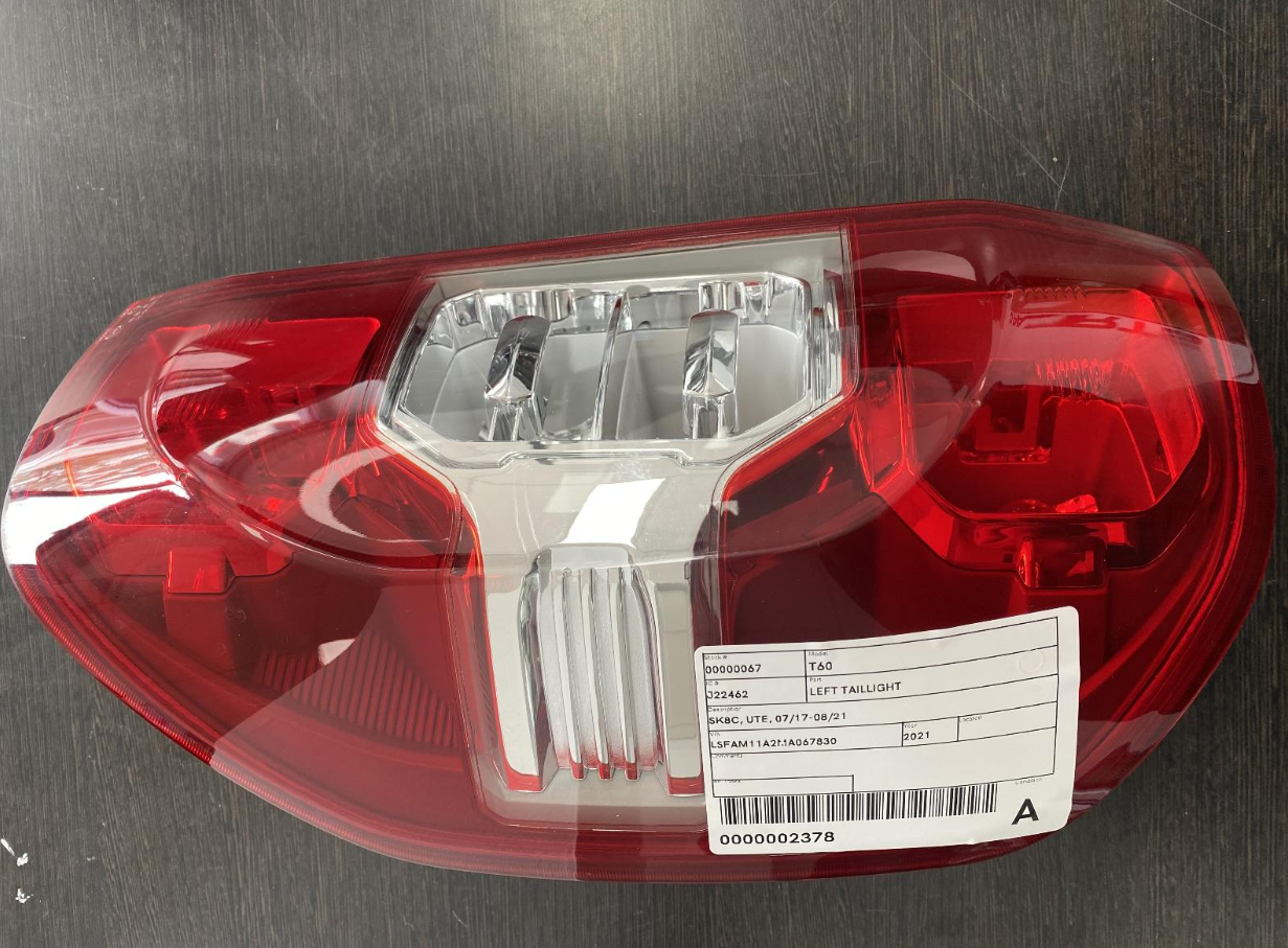 LDV, T60 Left Taillight Sk8C Ute 07/17 08/21