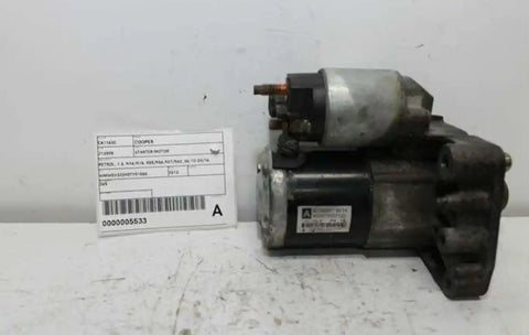 MINI, Cooper Starter Motor Petrol 1.6 N16/N18 R55/R56/R57/R60 06/10 09/16