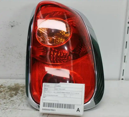 MINI, Cooper Right Taillight R60 Chrome Type Countryman Wagon 01/11 09/16