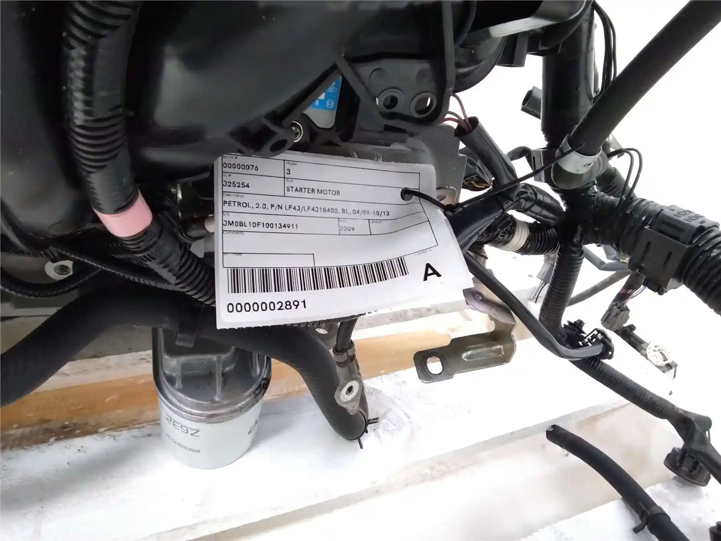 Mazda, 3 Starter Motor Petrol 2.0 P/N Lf4J/Lf4J18400 Bl 04/09 10/13