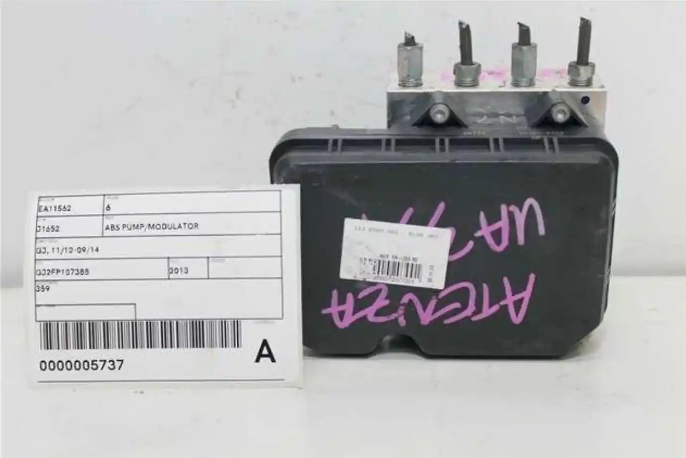 Mazda, 6 Abs Pump/Modulator Gj 11/12 09/14