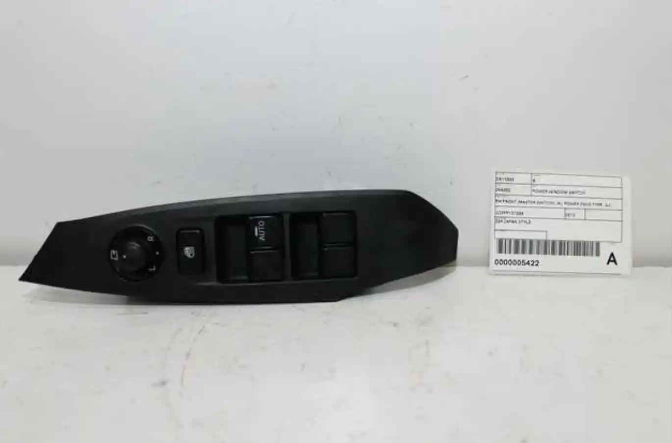 Mazda, 6 Power Window Switch Rh Front (Master Switch) W/ Power Fold Type Gj 11/12 06/16
