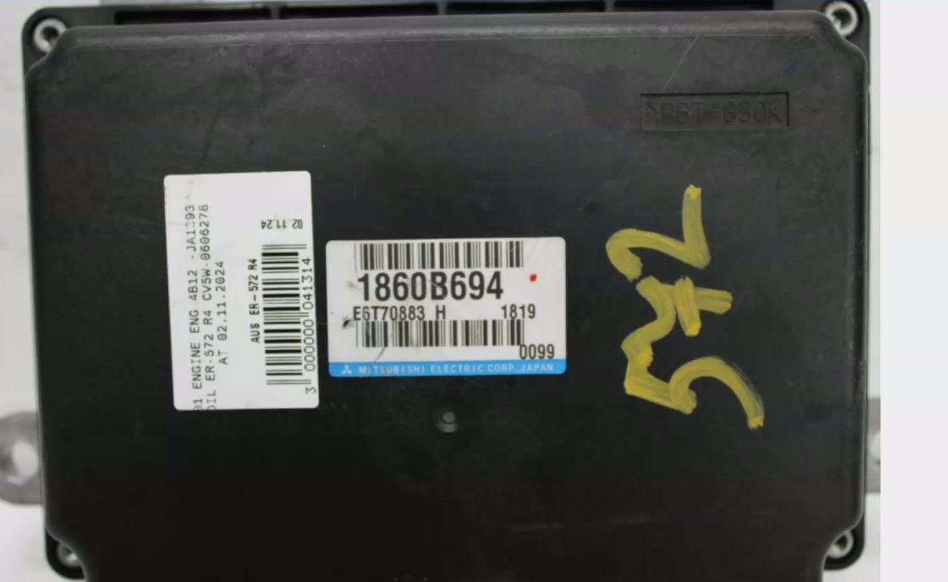 Mitsubishi, Outlander Ecu Ecu, 2.4, Petrol, Auto T/M, Ecu Only, Zh, 09/09-10/12 J99118A