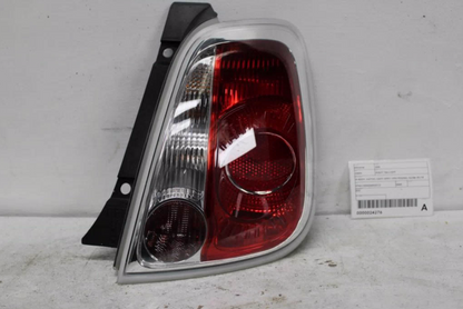 Fiat, 500, Right Taillight In Body, Hatch, Light Grey Lens Edging, 03/08-09/15