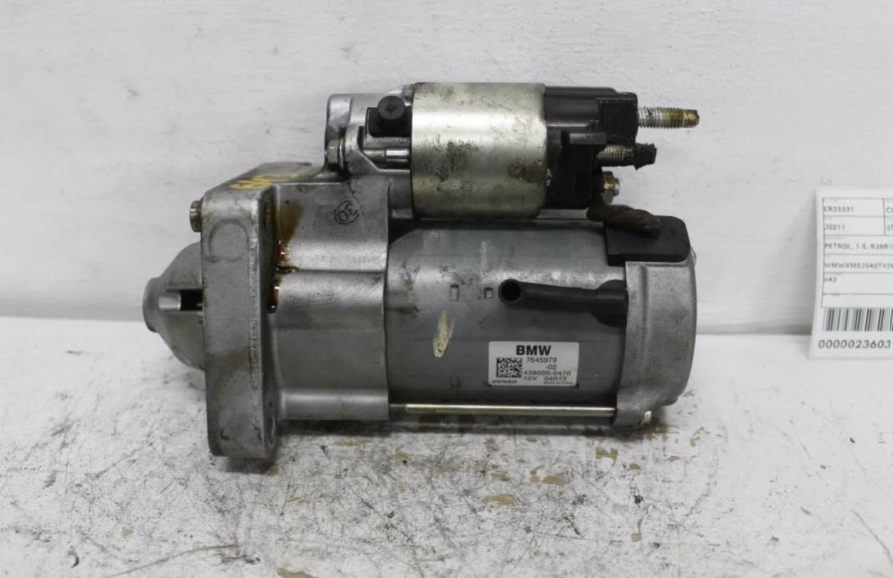 MINI, Cooper, Starter Motor Petrol, 1.5, B38B15M, Auto T/M, F55/F56, 04/14-06/18