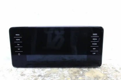 Skoda, Kamiq Stereo/Head Unit Display Unit 9.2 In Touchscreen W/ Sat Nav Type Nw 06/20