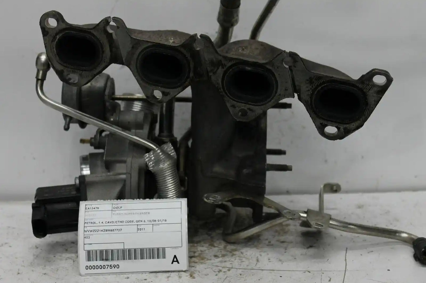 Volkswagen, Golf Turbo/Supercharger Petrol 1.4 Cavd/Cthd Code Gen 6 10/08 01/16