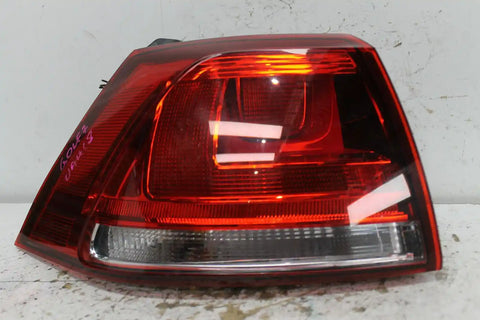 Volkswagen, Golf Left Taillight Gen 7 Hatch Standard Trendline/Comfortline Non Led Type Non Tinted Type 12/12 03/17