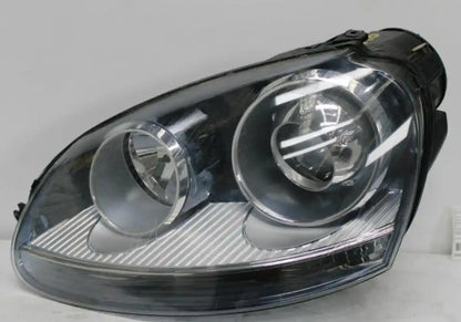 Volkswagen, Golf Left Headlamp Gen 5, Xenon, Black Insert Type, 06/04-02/09 J0151