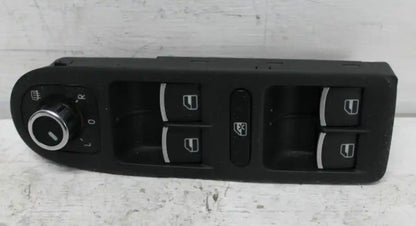 Volkswagen, Golf Power Window Switch Rh Front (Master Switch), 5Dr Hatch, W/ Chrome On Switches Type, Gen 6, 10/08-03/13 J9806