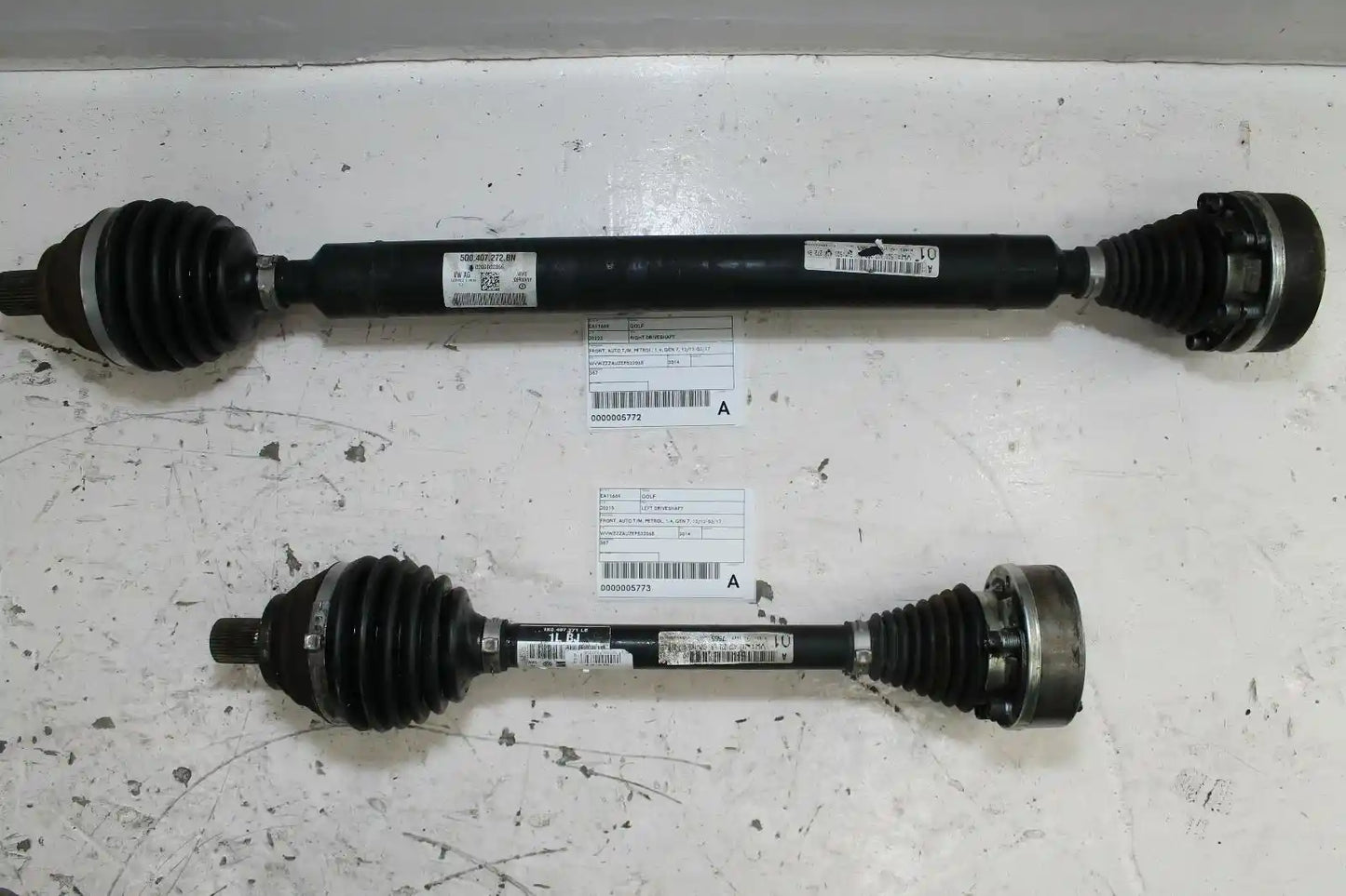 Volkswagen, Golf Right Driveshaft Front Auto T/M Petrol 1.4 Gen 7 12/12 03/17