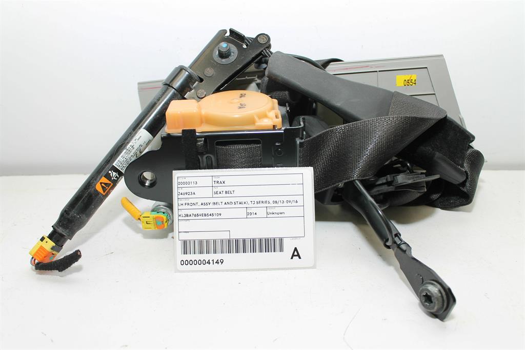 Holden, Trax Seat Belt Lh Front Assy (Belt And Stalk) Tj Series 08/13 09/16