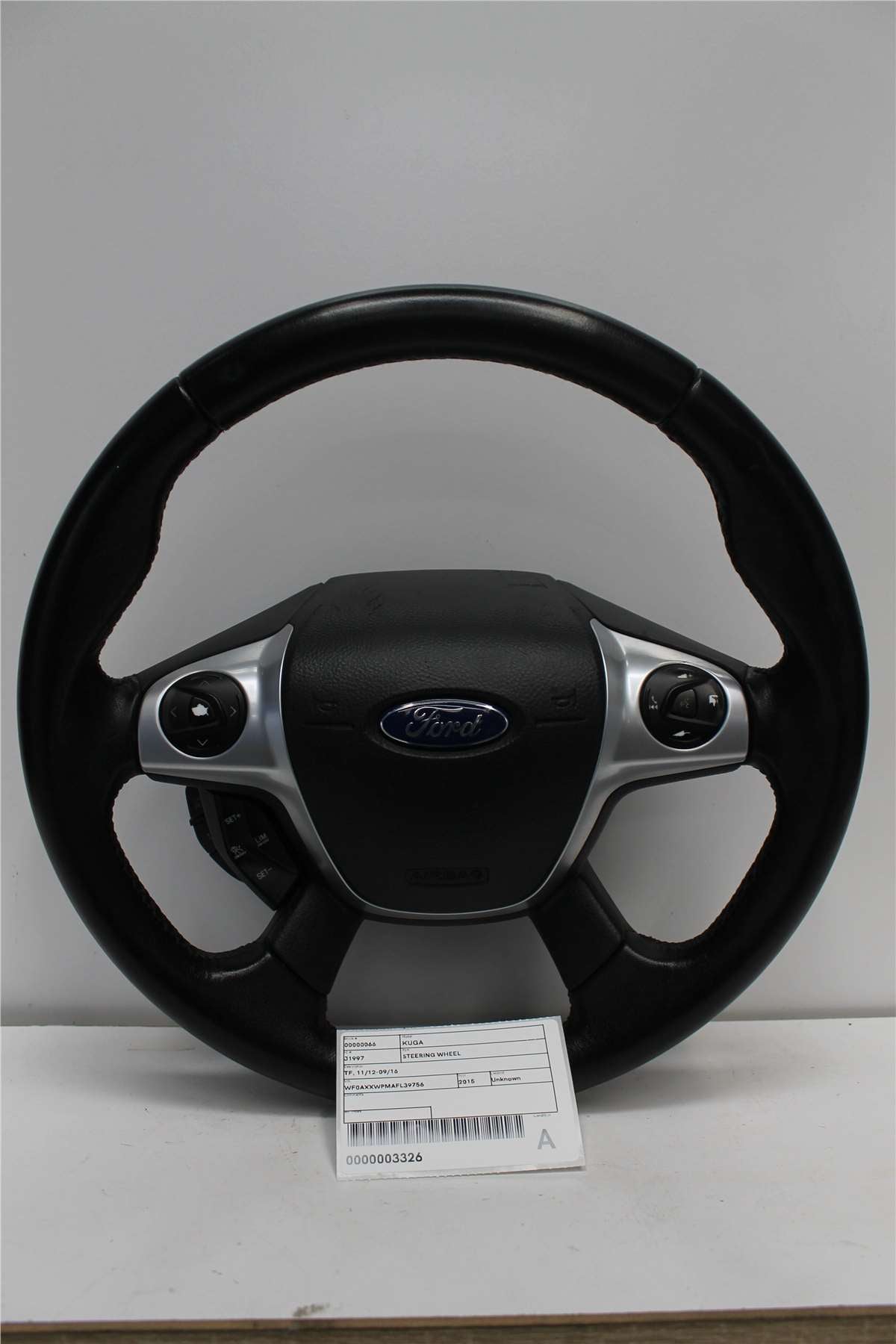 Ford, Kuga Steering Wheel Tf 11/12 09/16