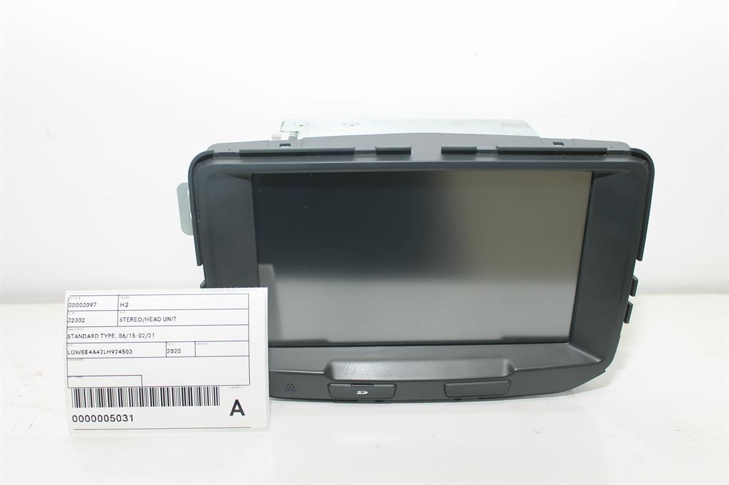 Haval, H2 Stereo/Head Unit Standard Type 06/15 02/21