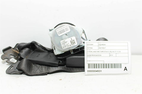 Holden, Equinox Seat Belt Lh Rear Assy (Belt And Stalk) Eq 09/17 12/20