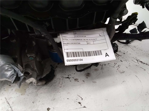 Hyundai, I20 Starter Motor Petrol 1.4 Auto/Manual T/M Pb 07/10 03/12
