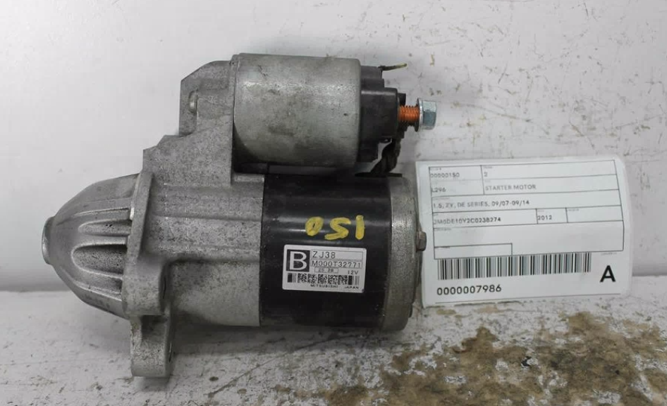 Mazda, 2 Starter Motor 1.5 Zy De Series 09/07 09/14
