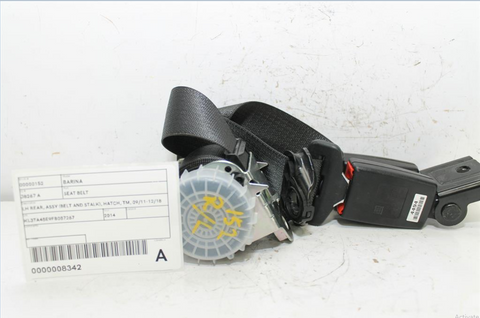 Holden, Barina Seat Belt Lh Rear Assy (Belt And Stalk) Hatch Tm 09/11 12/18