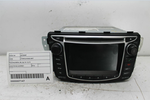 Hyundai, Accent Stereo/Head Unit Touchscreen Rb 06/15 12/19