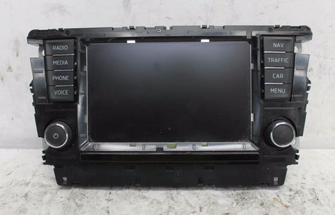 Skoda, Rapid Stereo/Head Unit Display/Control Unit Sat Nav Type Nh 05/14 02/17