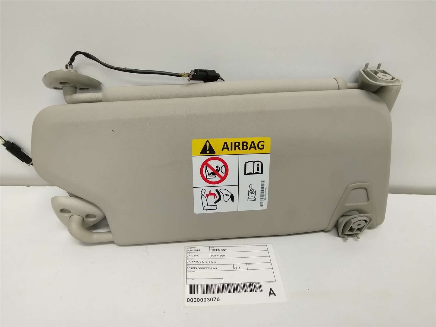 Fiat, Freemont Sun Visor Jf Pair 04/13 01/17