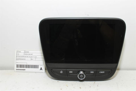 Holden, Equinox Stereo/Head Unit 8In Touchscreen/Sat Nav Eq 09/17 12/20